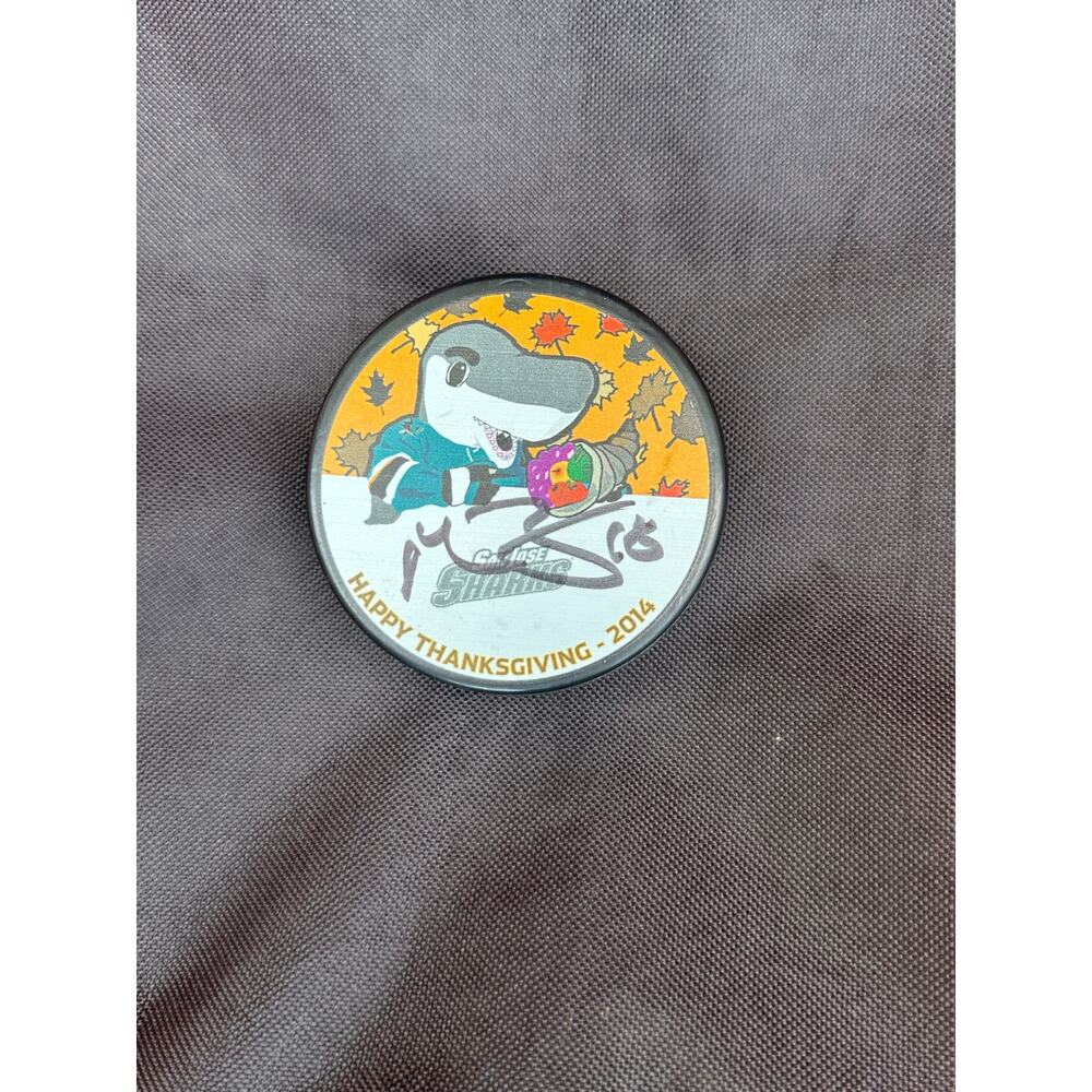 San Jose Sharks hockey puck